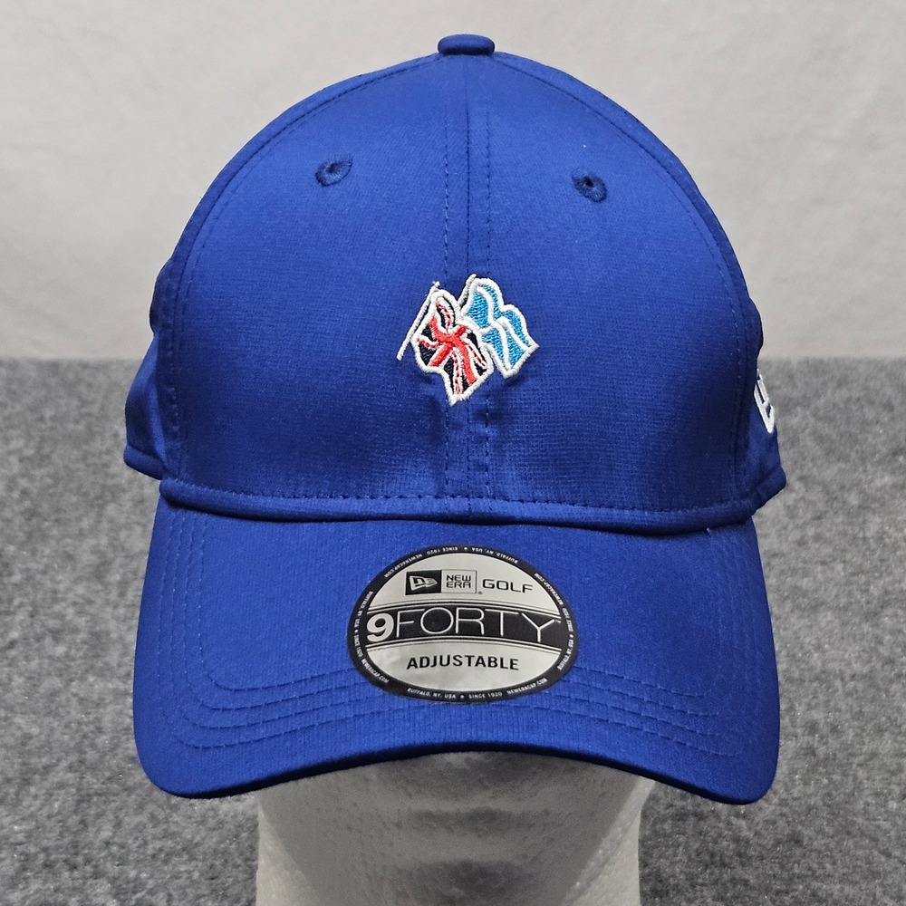 New Era‎ Golf Hat Breathable Mesh Performance Cap Blue 9FORTY Performance Active